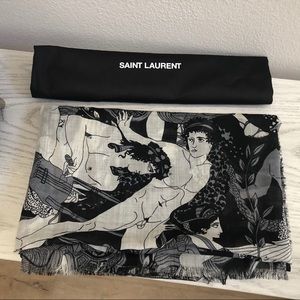 Brand new yves Saint Laurent YSL scarf